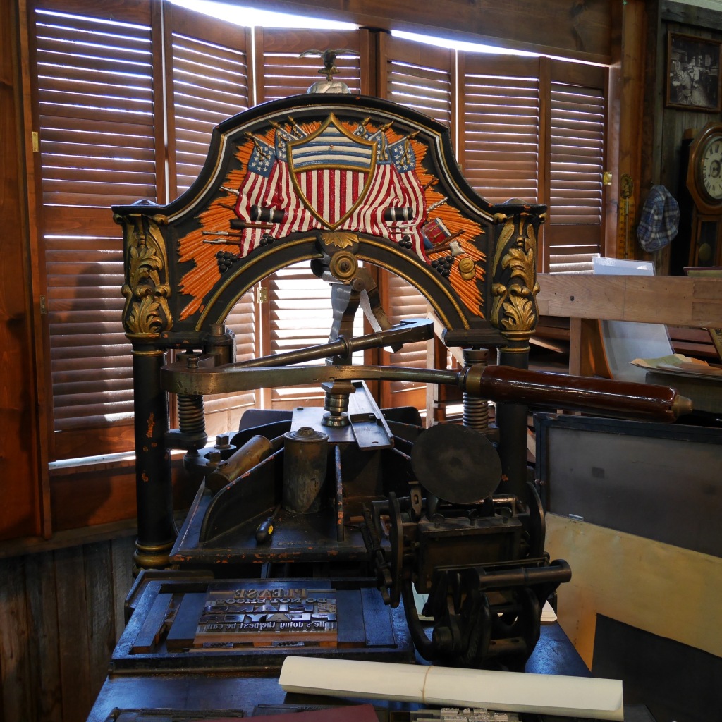 Hand Press at The International Printing Museum - Carson, CA