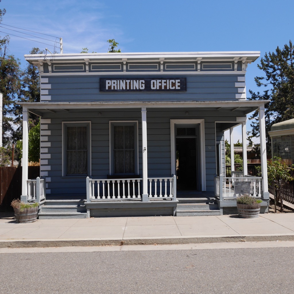 Printing Office at History Park - San Jose, CA