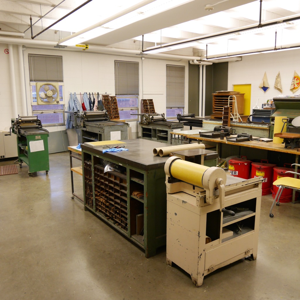 Studio at Bowe House Print Shop at VCU - Richmond, VA