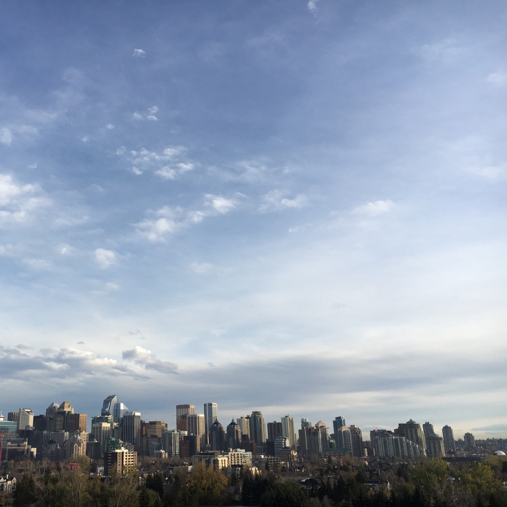 View of the skyline - Calgary, AB, Canada