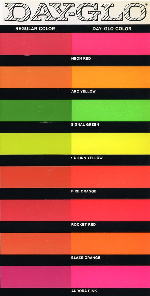 DayGlo 3-Pack Pre-Order: Blaze Orange, Rocket Red, Signal Green